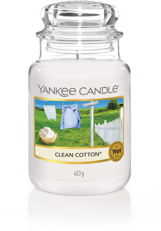 Clean Cotton® Candele in giara grande