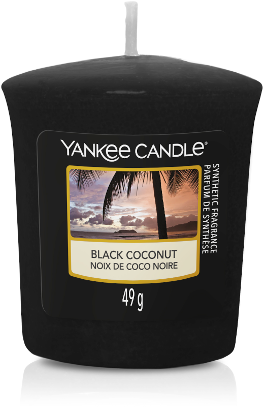 Black Coconut Candele votive Samplers®