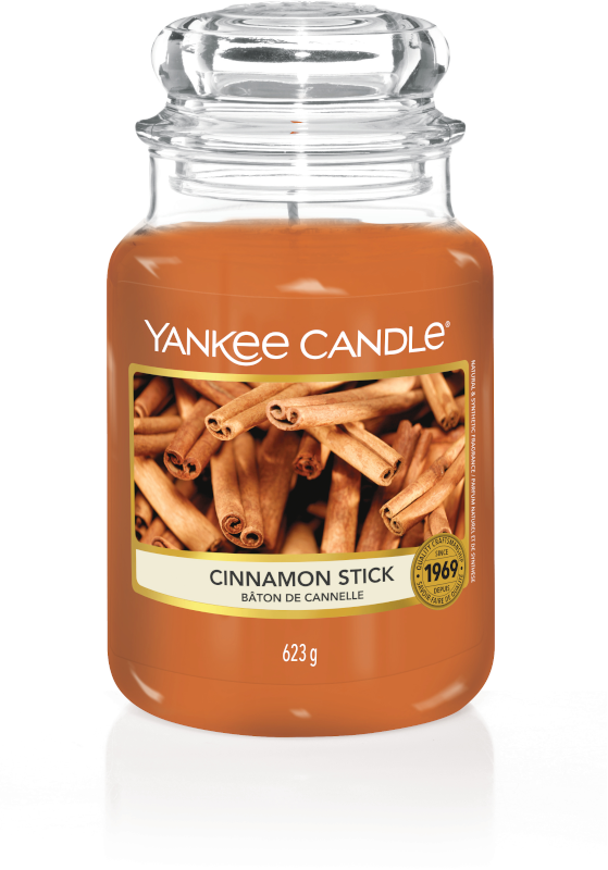 Cinnamon Stick Candele in giara grande