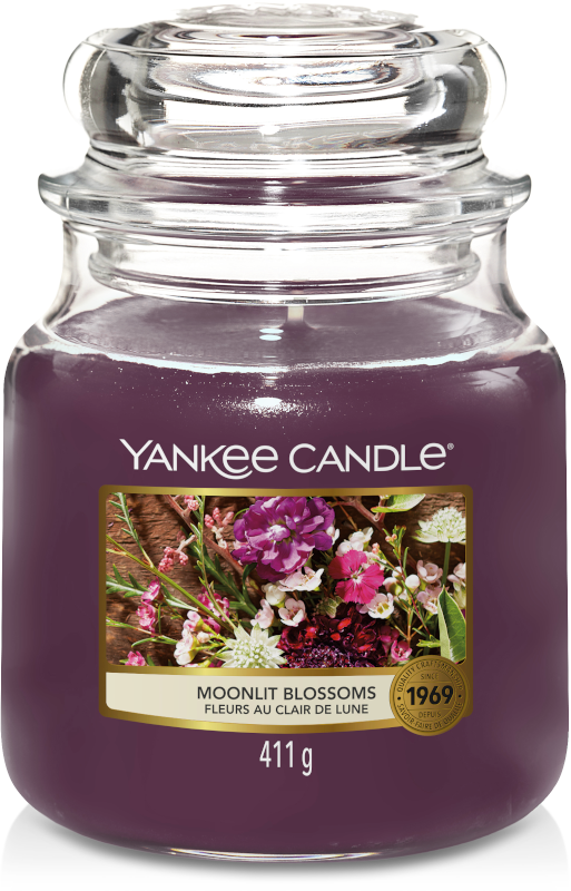 Moonlit Blossoms Candele in giara media