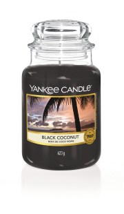 Black Coconut Candele in giara grande