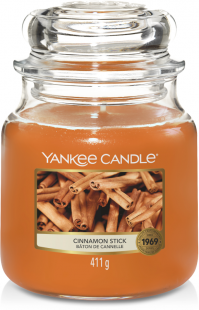 Cinnamon Stick Candele in giara media