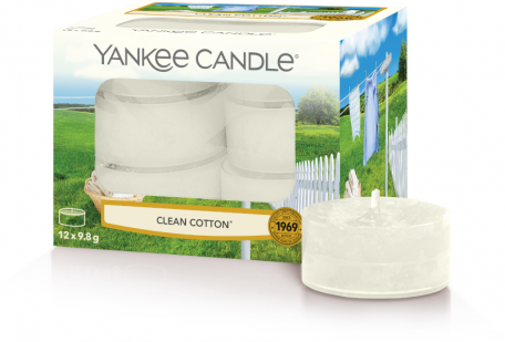 Clean Cotton® Candele Tea Light profumate