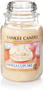 Vanilla Cupcake Candele in giara grande
